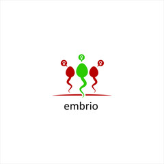 red embrio logo design idea 