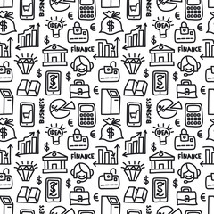 finance seamless pattern