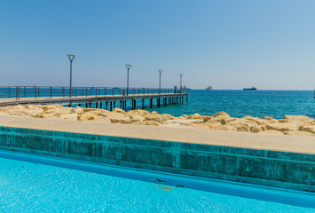 A typical view in Limassol in Cyprus