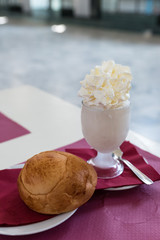 Sicilian granita with brioche