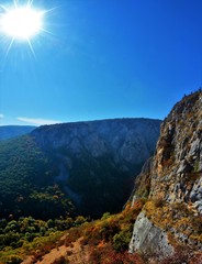 Turda Gorges seen from above