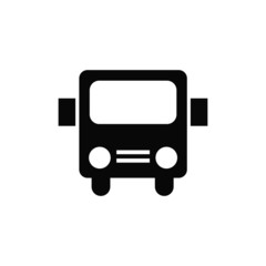 bus icon isolated on white background. illustration vector.