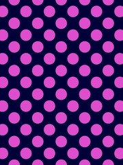 Pink Polka Dots Seamless Background 