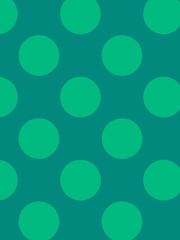 Green Spots Seamless Pattern