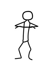 skeptisch strichmännchen beleidigt arme verschränken cartoon großer kopf lustiges cool comic design clipart sauer böse wütend