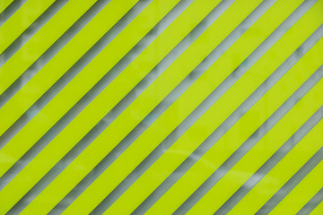 Glass surface with light green and transparent stripes