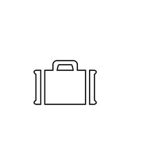 Job bag icon. Business symbol