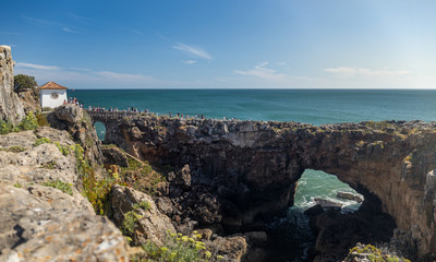 The Mouth of Hell of Cascais in Portugal.