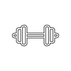 Dumbbell icon. Barbell sign. Fitness sport symbol
