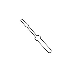 Fototapeta premium Screwdriver icon. Repair tool symbol
