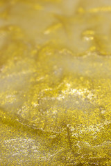 This is a photograph of Gold Glitter background