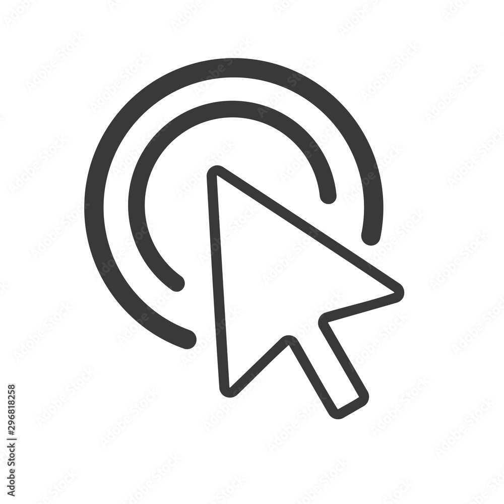 Poster mouse cursor selection vector