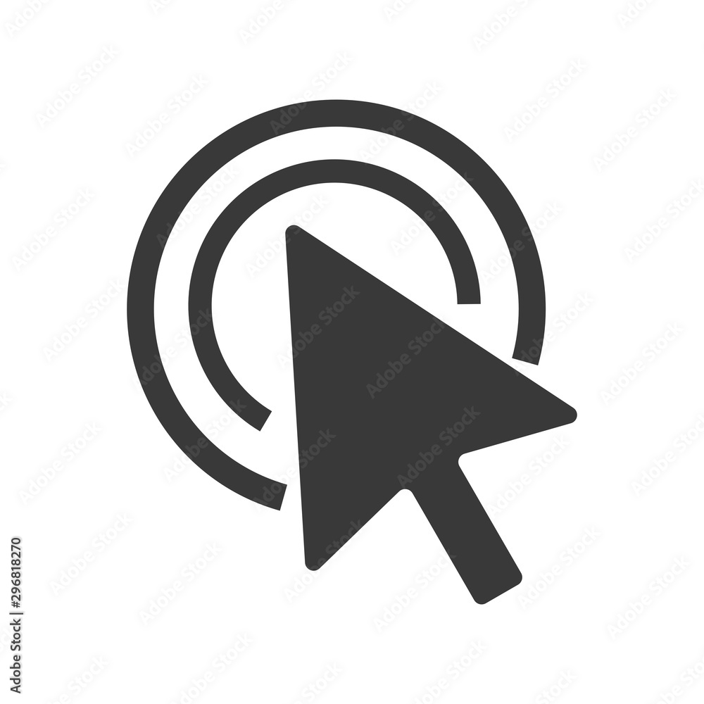 Poster mouse cursor selection vector