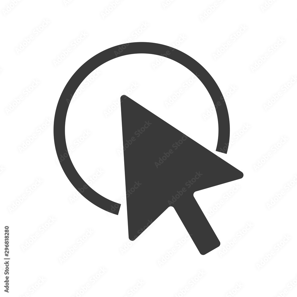 Poster mouse cursor selection vector