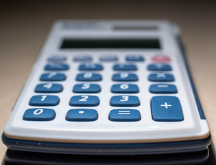 calculator with  white background