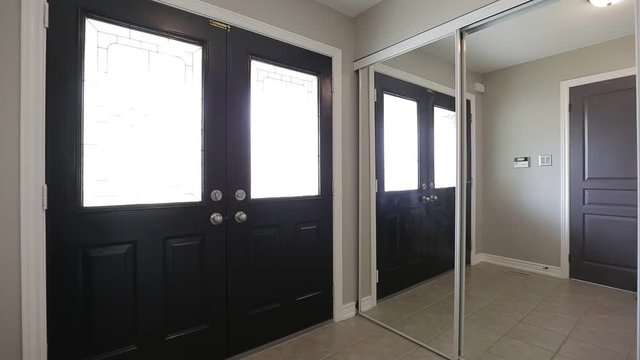 Hall and front door with entrance