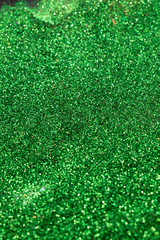 Fototapeta premium This is a Green Glitter Background