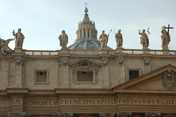 Fototapeta na wymiar Saint Peter’s Basilica, Vatican, Rome