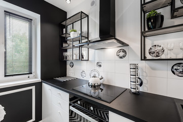 interior of modern kitchen