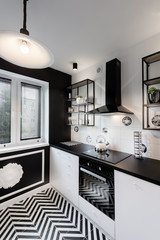 interior of modern kitchen