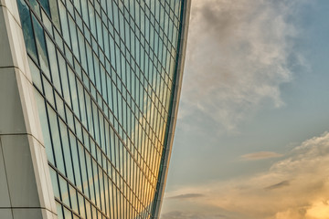 detail of modern building