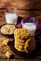 Pumpkin oatmeal cookies