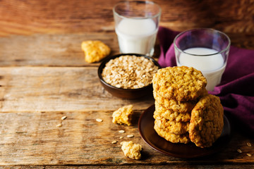 Pumpkin oatmeal cookies