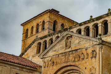 Santillana del Mar, Spain, 27, july, 2019: pretty village in the province of Cantabria in Spain