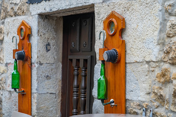 Santillana del Mar, Spain, 27, july, 2019: pretty village in the province of Cantabria in Spain