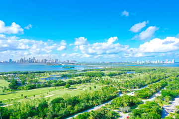 Fototapeta na wymiar Miami landscape view 