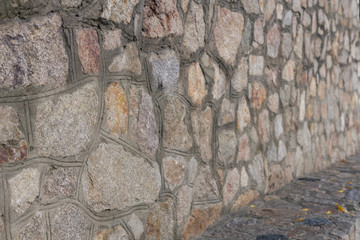 Stone granite wall. Background image.