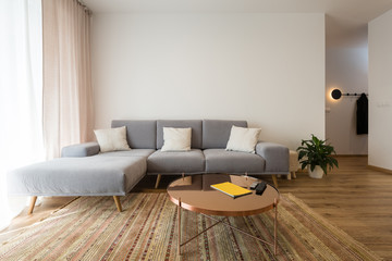 Interior of contemporary living room