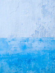 Background modern graphic white and blue divided wall.