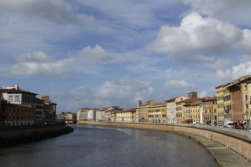 Fototapeta premium Travelling to Pisa, Italy in October