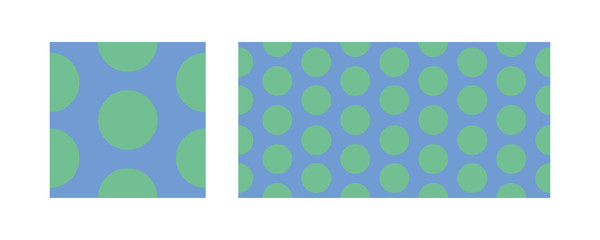 peas, seamless pattern from circles - illustration. aquamarine