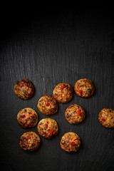 Fleischbällchen mit Gemüse