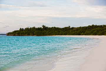 Beach of Hanimaadhoo in the Maldives