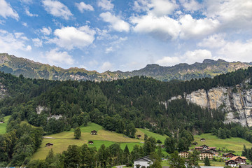 Fototapeta na wymiar Lauterbrunnen Scenic View