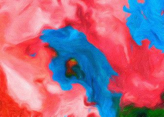 Trendy texture background with colorful paper stripes can use like modern design. Oil painting style. Good for wallpapers, posters, cards, invitations, websites.