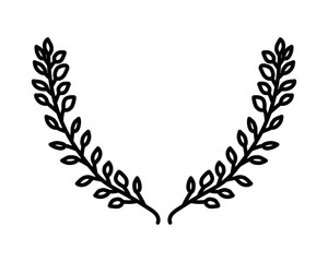 branch with leafs decorative icon