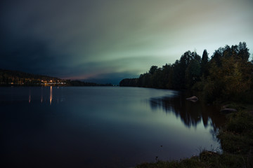 Fototapeta na wymiar Arctic Sky in Rovaniemi