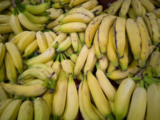 Bananas for sale at the supermarket