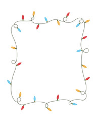 merry christmas lights colors decoration