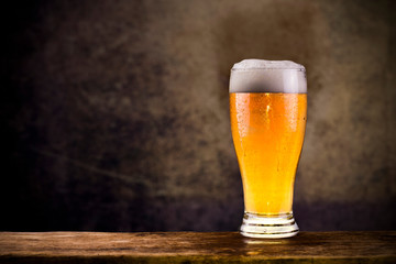 Light beer glass