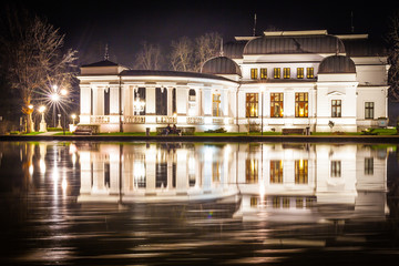 palace in the night