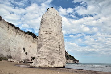 Beach in Vieste, Italy