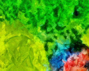 Abstract grunge texture background. Stock abstraction art on canvas. Realistic beauty digital painting. Amazing simple design pattern for backdrop. Macro template in oil. Splashes of paint.