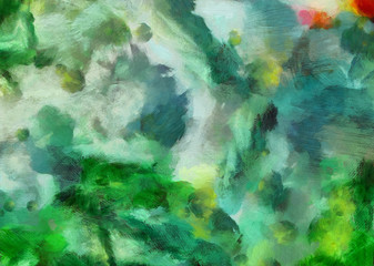 Multicolor brush strokes in oil structure. Grunge fine art mixed media texture. Artistic detailed background. Interesting designed pattern. Prints backdrop.