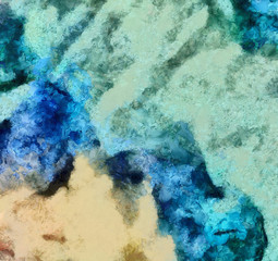 Multicolor brush strokes in oil structure. Grunge fine art mixed media texture. Artistic detailed background. Interesting designed pattern. Prints backdrop.