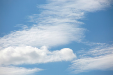Wolkenformation am Himmel